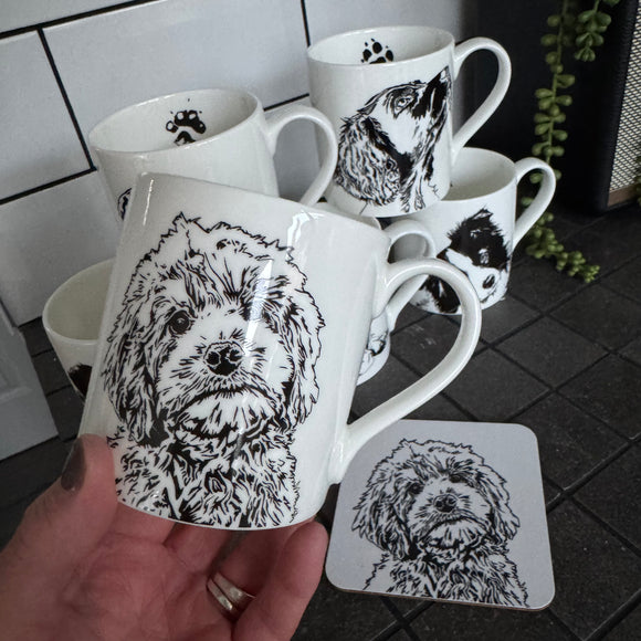 Penguin Ink Fine Bone China Mug 300ml
Dog - Cockapoo