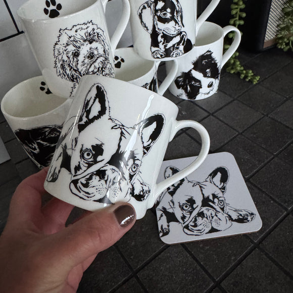 Penguin Ink Fine Bone China Mug 300ml
Dog - French Bulldog / Frenchie