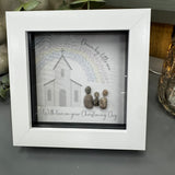 Pebble Art by La De Da Living&nbsp;

Award winning keepsake gifts - Handmade in the Cotswolds&nbsp;



Mini Framed Pebble Art - White block square frame 12.5cm
'Dream big little one with love on your Christening Day'