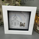 Pebble Art by La De Da Living&nbsp;

Award winning keepsake gifts - Handmade in the Cotswolds&nbsp;



Mini Framed Pebble Art - White block square frame 12.5cm
'Dream big little one with love on your Christening Day'