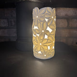 Light Glow Ceramic Rechargeable Lamp - Frangipani