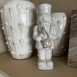 Christmas Ceramic Neutral Nutcracker - 4 sizes