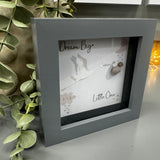 Award winning keepsake gifts - Handmade in the Cotswolds&nbsp;



Mini Framed Pebble Art -White block square frame 12.5cm
'Dream Big Little One'