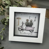 Pebble Art by La De Da Living&nbsp;

Award winning keepsake gifts - Handmade in the Cotswolds&nbsp;



Mini Framed Pebble Art - White block square frame 12.5cm
'We'll be friends til we're old and senile... Then we'll be new friends!'