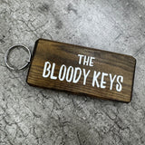 Wooden Keyring - The Bloody Keys