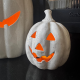 Terracotta Carved Face Pumpkins - 2 sizes
