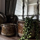 Agnes Stoneware rustic Planters - 2 sizes