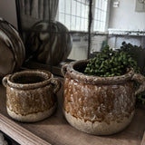 Agnes Stoneware rustic Planters - 2 sizes