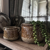 Agnes Stoneware rustic Planters - 2 sizes