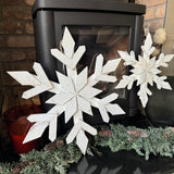 Hanging Wooden Snowflake - 2 sizes