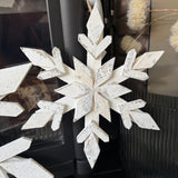 Hanging Wooden Snowflake - 2 sizes