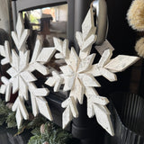 Hanging Wooden Snowflake - 2 sizes