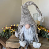White/Grey Fabric Sitting Gonk with Dangly legs 65cm
