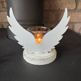 Metal Angel Wings T-Light Holder