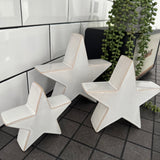 Natural Glazed Ceramic Standing Star with Textured Detail
Available in 3 sizes; 12cm, 16.5cm &amp; 19.5cm