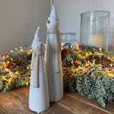 Christmas Ceramic Neutral Tall Snowmen - 2 sizes