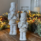 Christmas Ceramic Neutral Nutcracker - 2 sizes