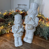 Christmas Ceramic Neutral Nutcracker - 2 sizes