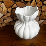 Florence Large White Ceramic Flower Vase H33cm