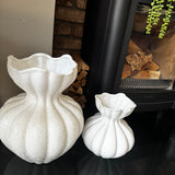 Florence Large White Ceramic Flower Vase H33cm