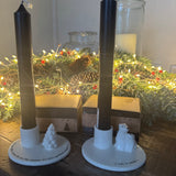 Winter Wishes 'Let it Snow' Candlestick Holder