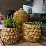 Stoneware Mushroom Planter - 2 sizes
