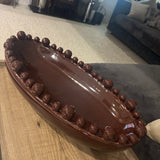 Coco Glazed Bobble Oval Bowl 57cm