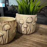 Neutral Mushroom Planters - 2 sizes