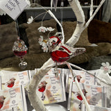 Wildthings - Magical timeless gifts

Handmade Pretty little glass hanging bird - Robin embellished with a beautiful crystal heart that sparkles &amp; shines in the sun
Quote on the Gift Box - Robins appear when Angels are near