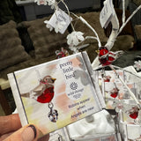 Wildthings - Magical timeless gifts

Handmade Pretty little glass hanging bird - Robin embellished with a beautiful crystal heart that sparkles &amp; shines in the sun
Quote on the Gift Box - Robins appear when Angels are near