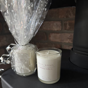 Glass Candle Gift Wrapped - Happy Birthday