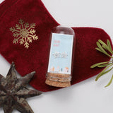 Message in Bottle Christmas Earrings - Xmas Tree