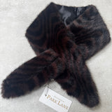 Accessories by Park Lane
Plush faux fur neck Scarf with a slit for looping through 90x11cm
Colour - Dark Zebra
