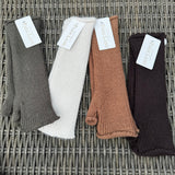 Ribbed knit beanie & fingerless gloves - Mochamousse
