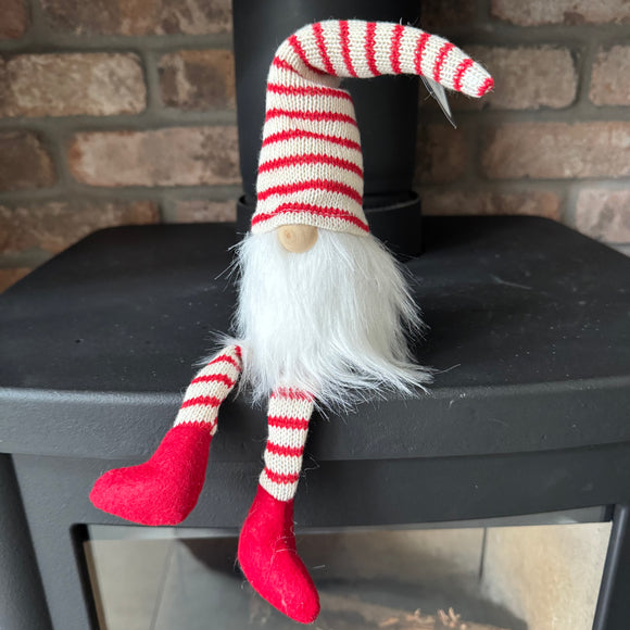 Small Red and White Sitting Gonk 35cm 