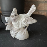 Ceramic Sparkling detailed Birds - Acorn or Pinecone