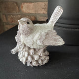 Ceramic Sparkling detailed Birds - Acorn or Pinecone