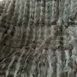 Malini Faux Soft Square Raffles Throw - Sage