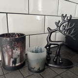 Standing Black Metal Reindeers - 2 sizes