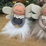 Fabric Sitting Angel - 2 colours