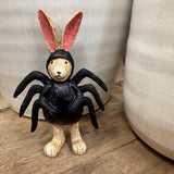 Standing Ruth Rabbit Figure in fun black Spider costume 14cm