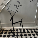 Black Iron Reindeer Decorations - Large