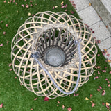 Large Wicker Round Lantern   *CLICK & COLLECT ONLY*