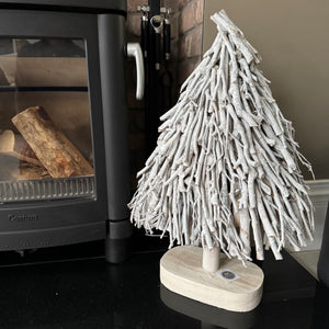 Small Whitewashed Twig Tree H60cm  *CLICK & COLLECT ONLY*