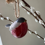 Ceramic Hanging Red Robin 5cm Ornament