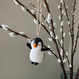 Ceramic small 5.5cm Penguin Hanging Ornament
