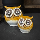 Ceramic Rustic Woodland Owls - 2 sizes & 2 colours