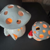 Mushroom House T-Light Holder with Gonk - 2 sizes