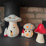 Mushroom House T-Light Holder with Gonk - 2 sizes