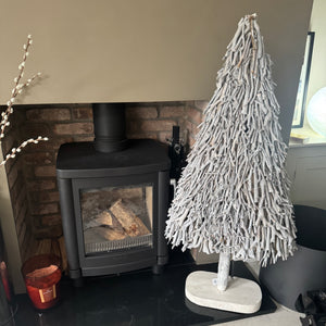 Large Christmas Whitewashed Twig Tree H120cm*CLICK & COLLECT ONLY*